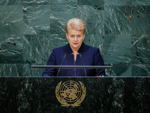 Грибаускайте: В центре Европы Устав ООН был нарушен без последствий