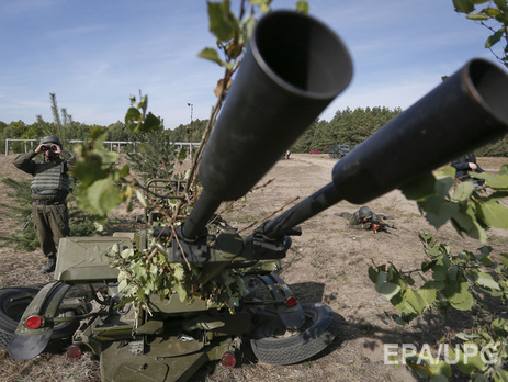 Спикер АТО Ткачук: Ожидается, что отвод вооружения на Донбассе начнется 5 октября с танков