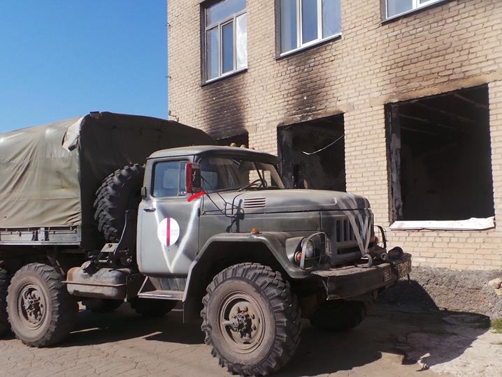 В Луганской области подорвался грузовик с девятью украинскими военными, трое бойцов ранены
