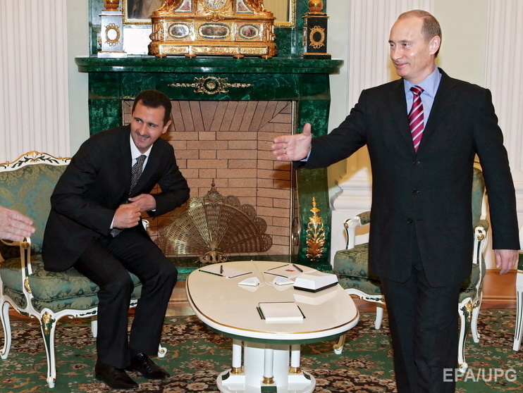 Путин: Асад положительно воспринимает поддержку Россией вооруженной оппозиции, воюющей с ИГИЛ
