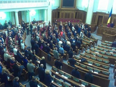 Кошулинский открыл заседание Верховной Рады и объявил перерыв на час