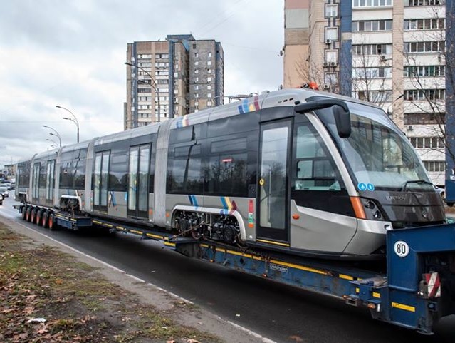 В Киеве появился пятисекционный трамвай вместительностью до 300 пассажиров