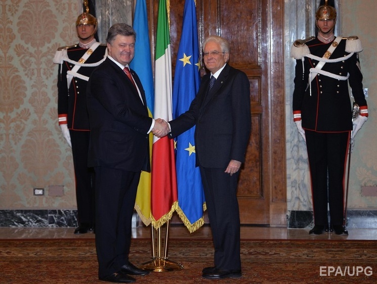 Президент Италии: Мы не допустим, чтобы об Украине забыли из-за Сирии