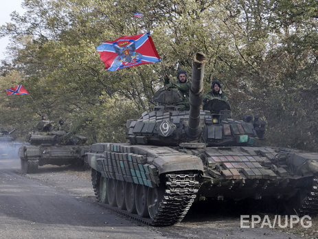 Украинская разведка: Во время учений боевики расстреляли собственный танк