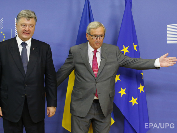 Порошенко обсудил с Юнкером санкции против России и безвизовый режим с ЕС