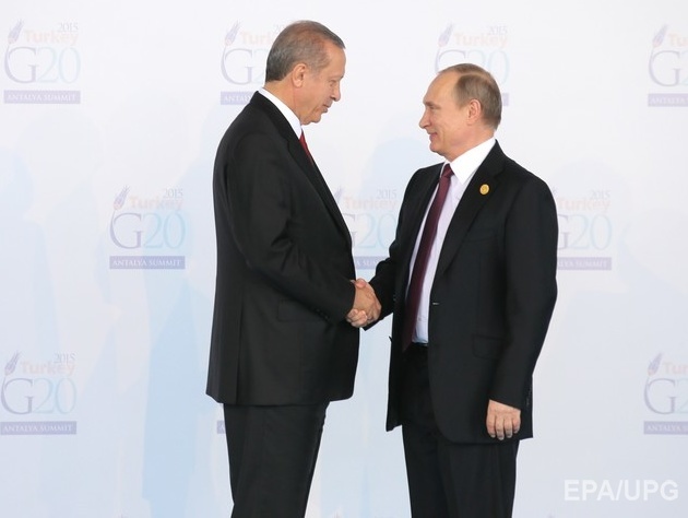 Эрдоган: Я звонил Путину после того, как сбили Су-24, но он не взял трубку и не перезвонил