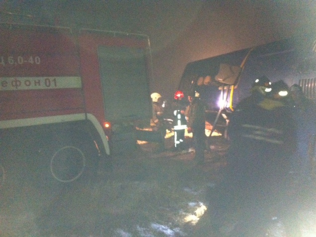 В Воронежской области РФ перевернулся направлявшийся в Донецк автобус, четверо погибших