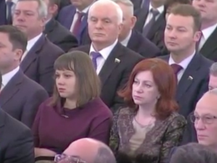 Вдовы погибших в Сирии военных присутствовали на обращении Путина к Федеральному собранию