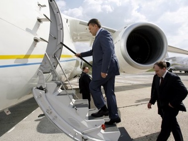 Госпогранслужба не выпустила борт Януковича из Донецка