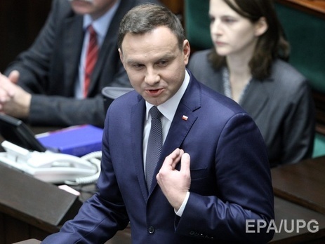 Дуда впервые после избрания президентом Польши посетит Украину