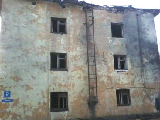В России крылатая ракета упала на жилой дом
