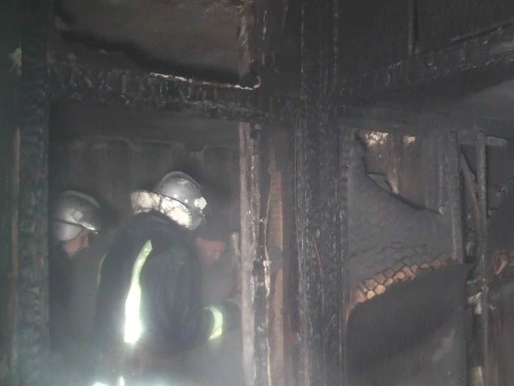 В Харькове горела девятиэтажка, погиб человек