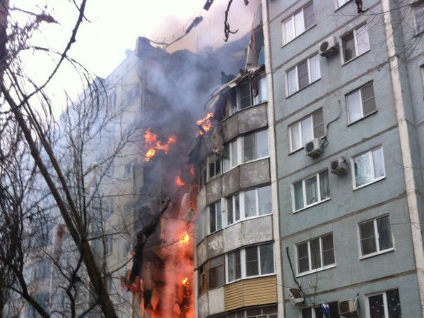 В Волгограде произошел взрыв газа в многоэтажке