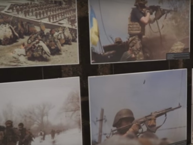 В Киеве открыли выставку, посвященную чеченским добровольцам, воюющим на Донбассе. Видео