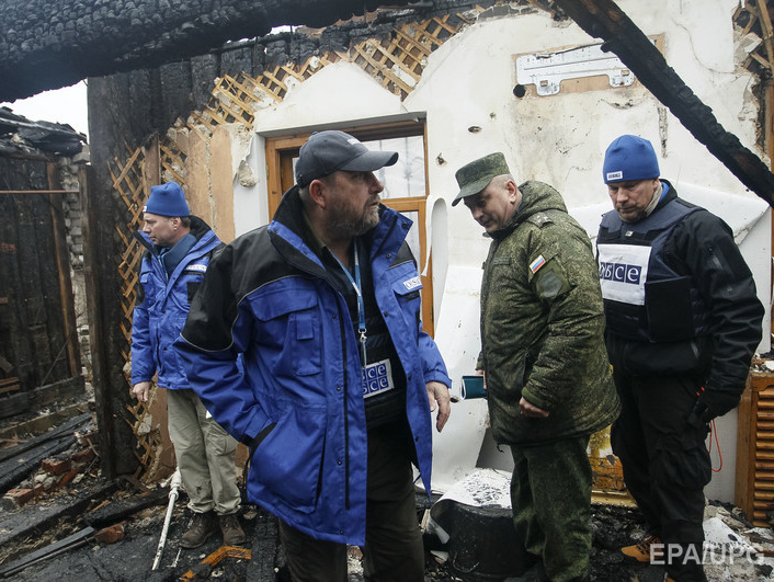 ОБСЕ: Наблюдатели не видели вооруженных людей в Коминтерново, но жители рассказали, что они там есть