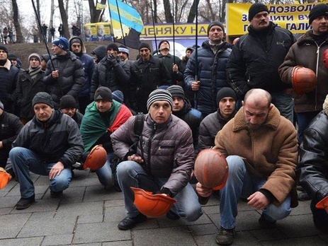 Бастующие шахтеры шахты "Степова" 12 января намерены перекрыть таможенные переходы в Польшу