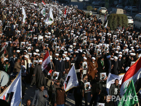 Шииты третий день протестуют против казни в Саудовской Аравии проповедника аль-Нимра. Фоторепортаж