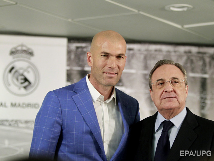 "Реал" подтвердил назначение главным тренером Зидана
