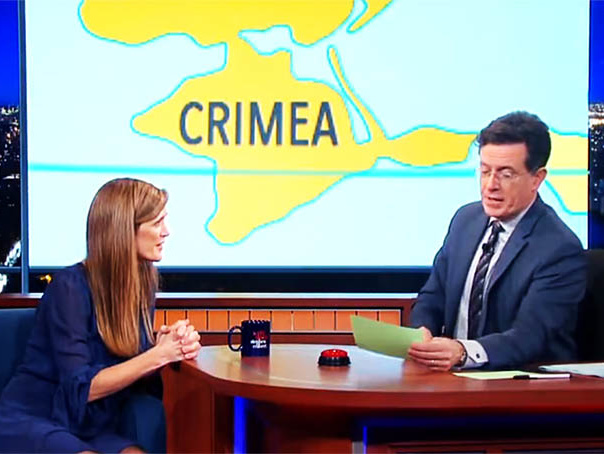 Постпред США в ООН Пауэр напомнила в эфире американского ток-шоу, что Крым – часть Украины