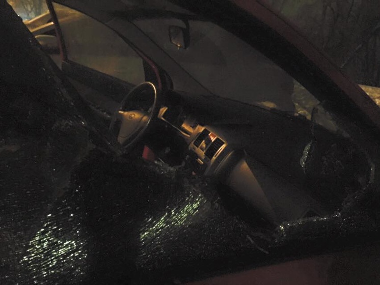 Полиция открыла производство по факту повреждения авто журналистки Крюковой