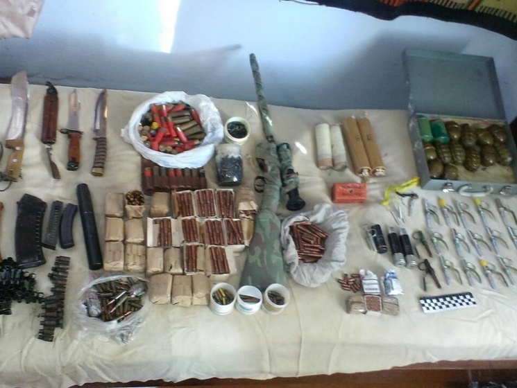 На Прикарпатье СБУ изъяла оружие и боеприпасы
