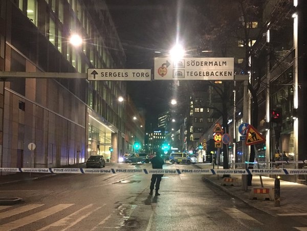 В центре Стокгольма произошел взрыв