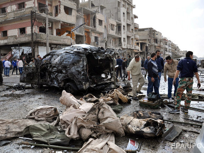 Правозащитники: В результате шести терактов в Сирии погибли 155 человек