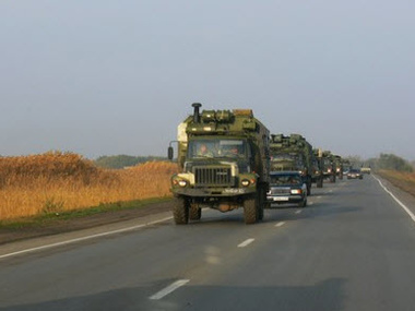 СМИ: Колонна российских войск вошла в Запорожскую область