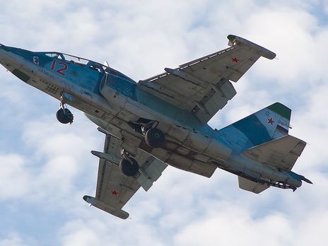 В Ставропольском крае РФ разбился штурмовик Су-25УБ