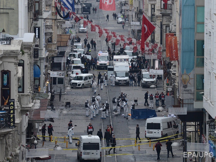 Количество погибших в результате теракта в Стамбуле возросло до пяти