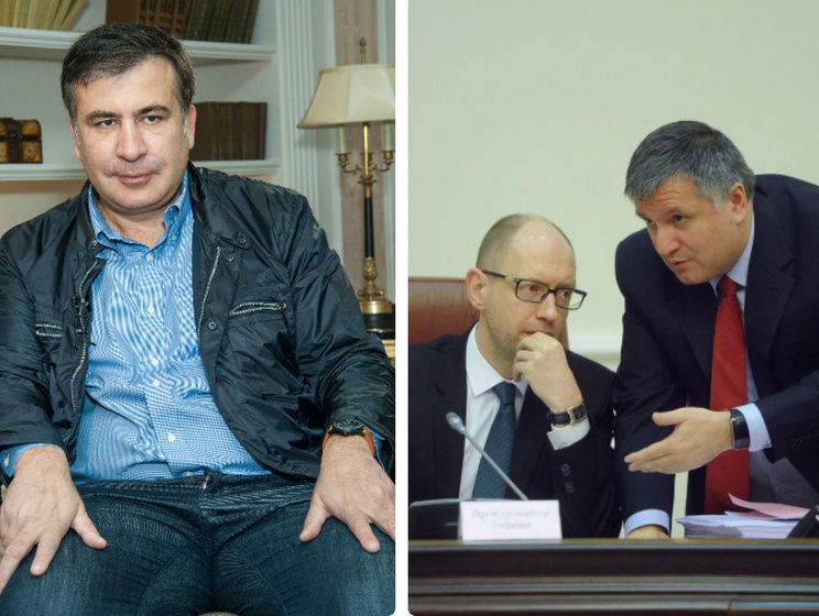 Саакашвили: Сейчас главный критерий правительства даже не "спасти рядового Яценюка" – "спасти коррупционера Авакова"