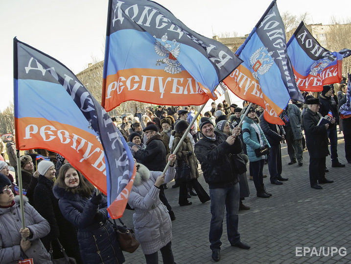 Штаб АТО: Боевики организовывают сепаратистские митинги в оккупированных городах Донбасса