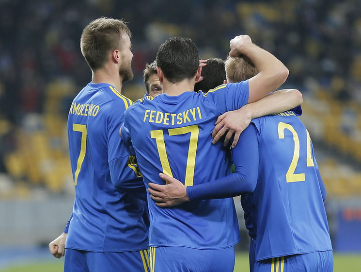 Сборная Украины по футболу поднялась на пять позиций в рейтинге ФИФА