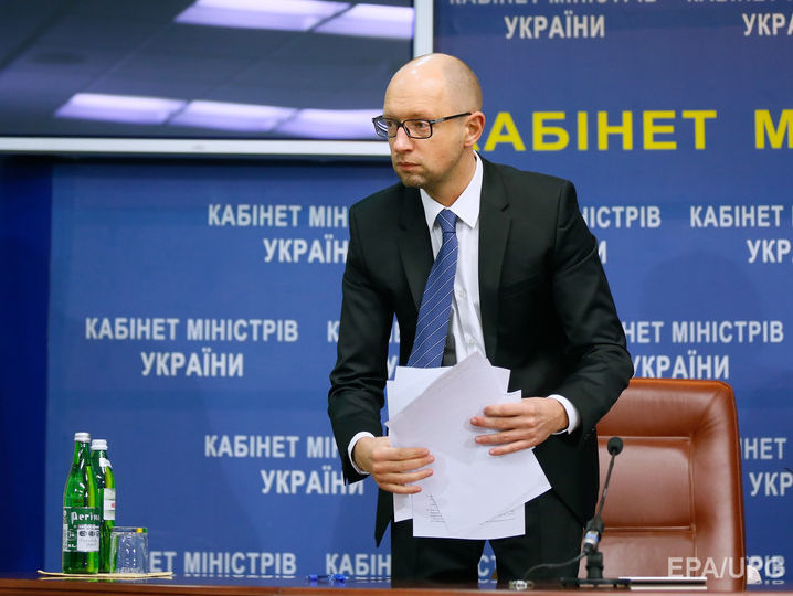 "Народный фронт" требует отменить постановление о признании работы Яценюка неудовлетворительной – источник