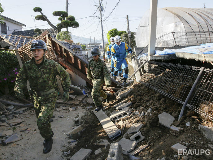 Количество жертв серии землетрясений в Японии возросло до 15 человек