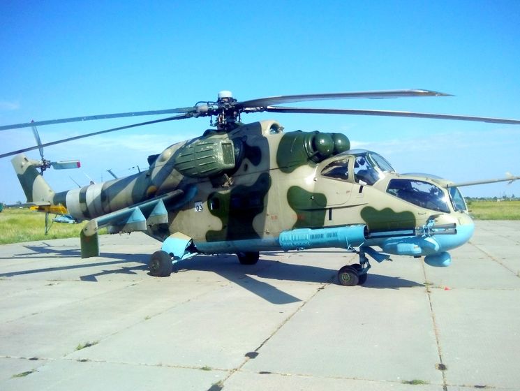 Три украинских боевых вертолета вернулись из Либерии в Украину