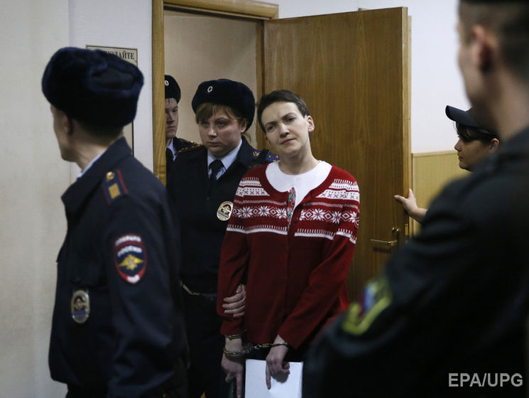 Полозов: Савченко начала пить воду, но в любой момент может возобновить голодовку