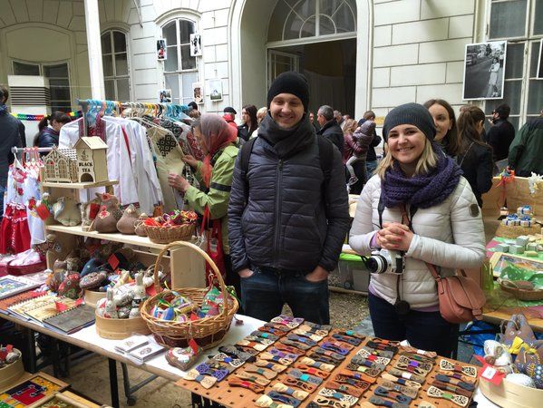 В Вене открылась украинская пасхальная ярмарка 