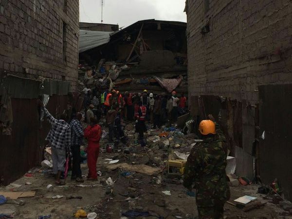 В Кении обрушился многоэтажный дом, есть жертвы