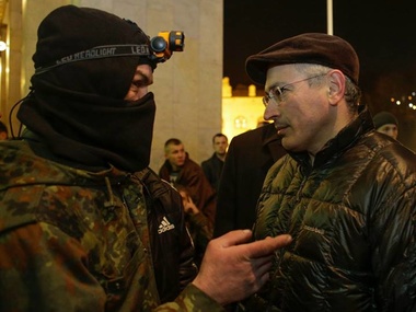 Ходорковский на Майдане. Фоторепортаж