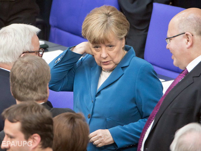 В офис Меркель подбросили голову свиньи