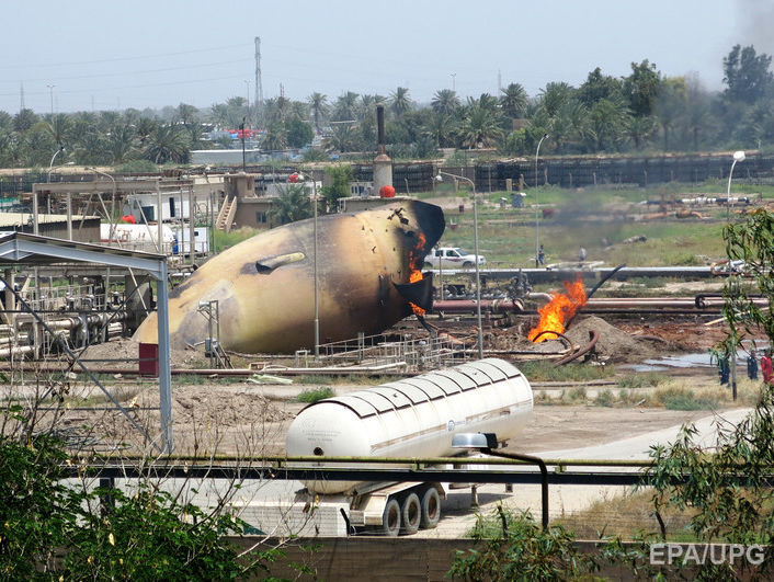 В Ираке террористы ИГИЛ подорвались на газоперерабатывающем заводе