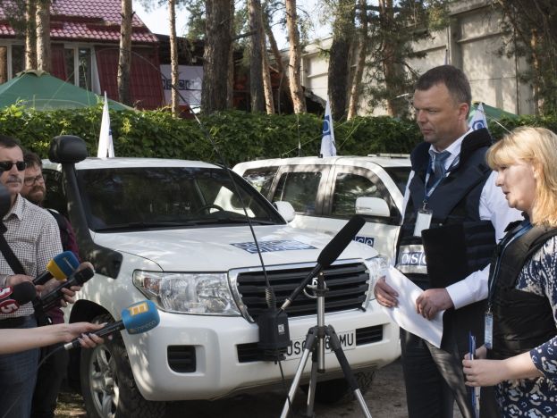 Спецмиссия ОБСЕ открыла передовую патрульную базу в Счастье