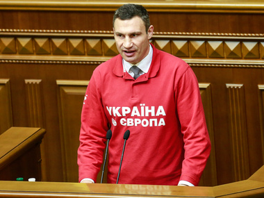 Кличко пообещал, что Рада распустит парламент Крыма