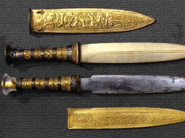 Ученые: Нож Тутанхамона сделан из метеоритного железа