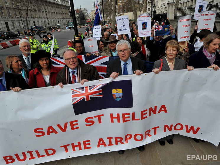 Великобритания перенесла открытие построенного за £250 млн аэропорта на острове Святой Елены на неопределенное время