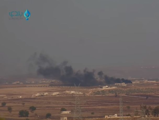 Под Алеппо в Сирии упал российский военный самолет &ndash; СМИ. Видео