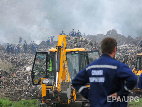 Министр экологии Семерак заявил, что свалка в Грибовичах снова загорелась