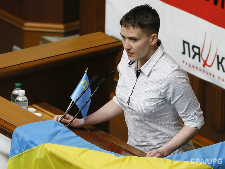 Савченко предложила ветеранам АТО отказаться от статуса участника боевых действий