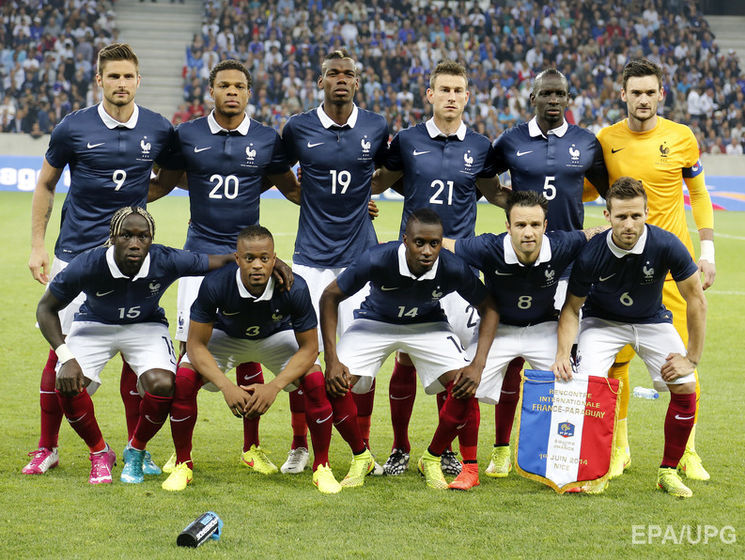 Букмекеры считают сборную Франции фаворитом Евро 2016